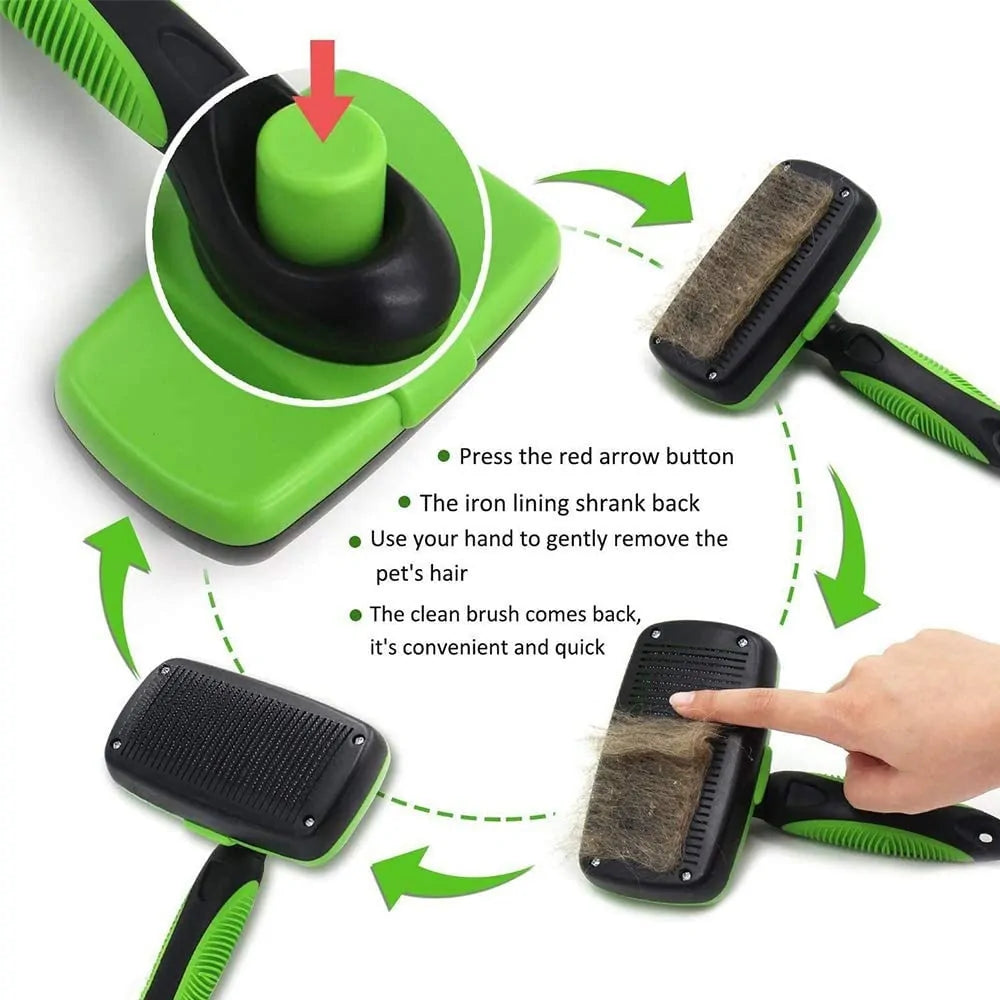 Self Cleaning Dog Brush - Alvorro