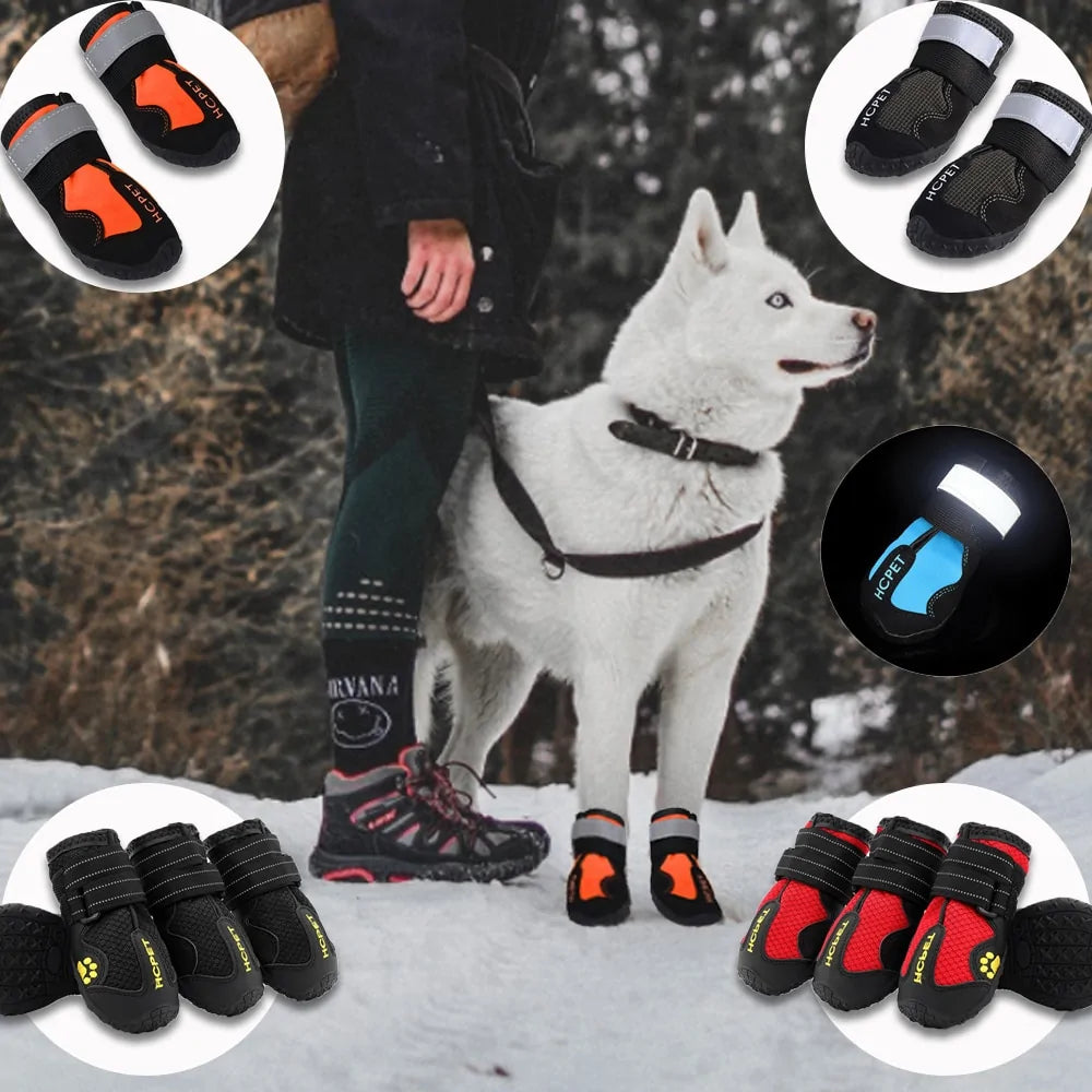 Waterproof Reflective Dog Boots - Alvorro