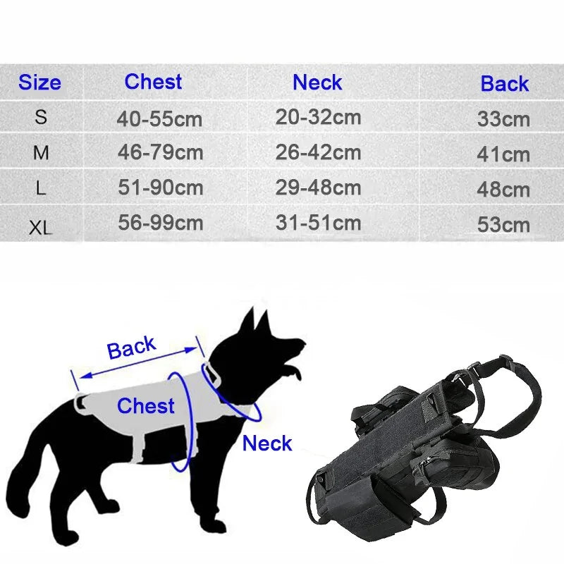 Tactical Military Dog Harness - Alvorro