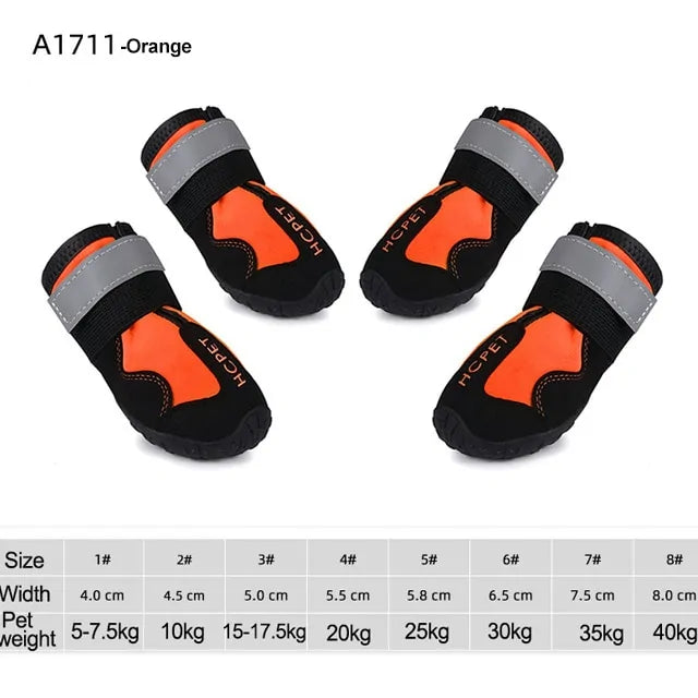 Waterproof Reflective Dog Boots - Alvorro