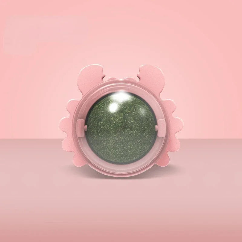 Natural Catnip Rotating Interactive Cat Toy - Alvorro