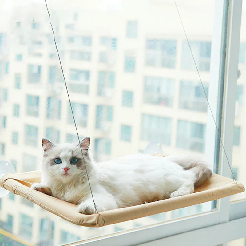 Cat Window Mounted Perch Hammock - Alvorro