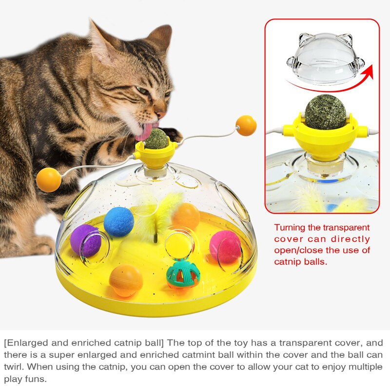 Windmill Interactive Multifunctional Catnip Toy - Alvorro