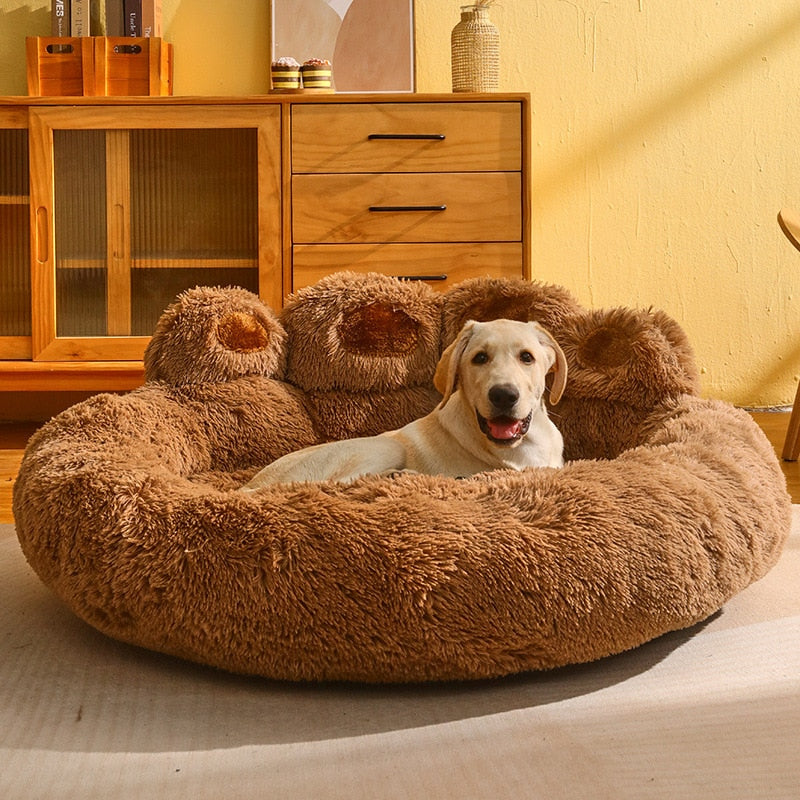 Cute Bear Paw Shape Pet Bed - Alvorro