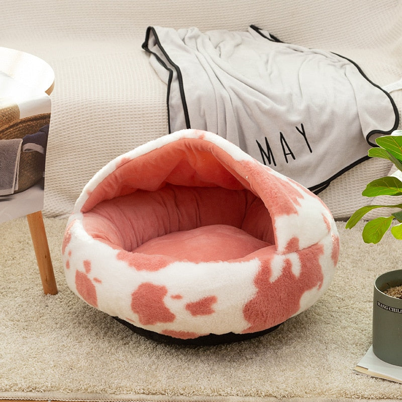 Plush Pet Cat Bed - Alvorro