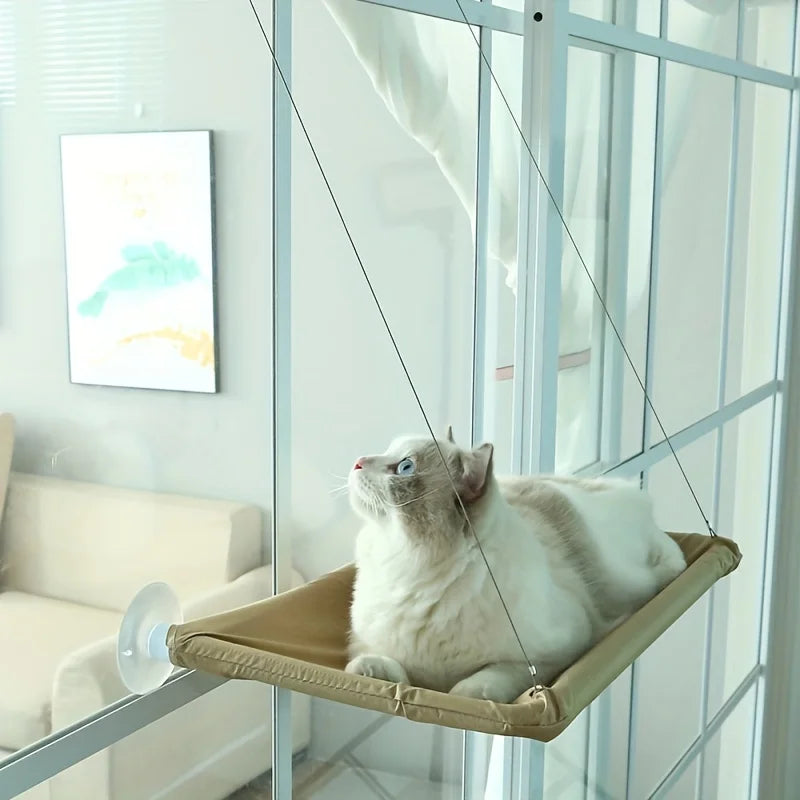 Cat Window Mounted Perch Hammock - Alvorro
