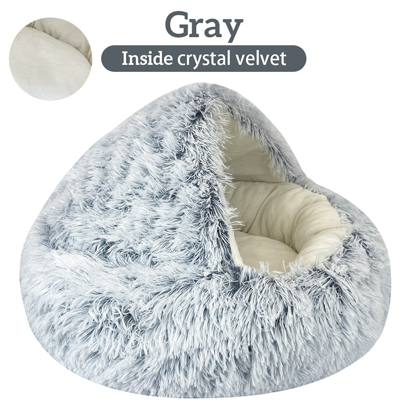 Plush Pet Cat Bed - Alvorro