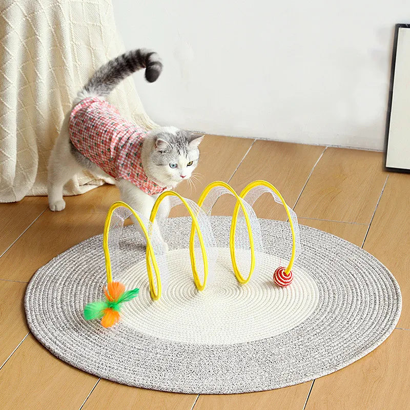 Self-play Cat Hunting Spiral Tunnel Toy - Alvorro