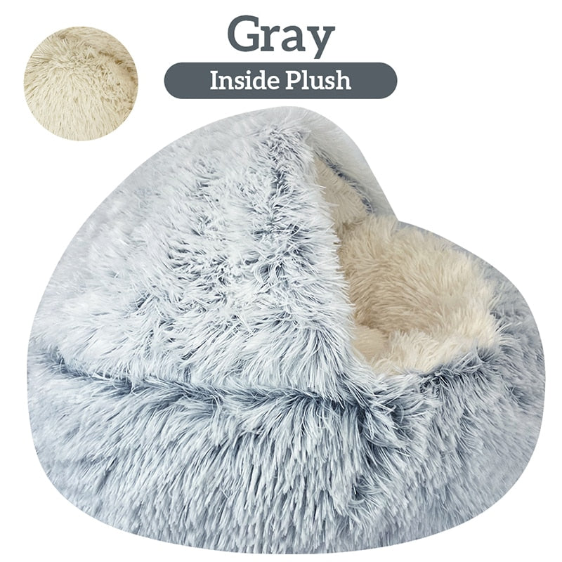 Plush Pet Cat Bed - Alvorro