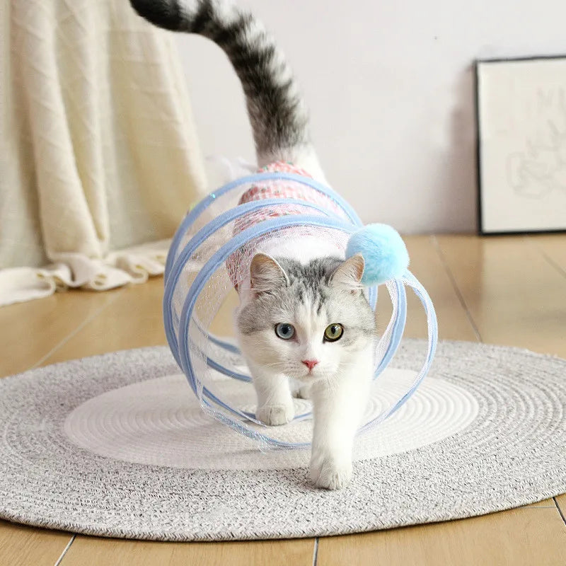 Self-play Cat Hunting Spiral Tunnel Toy - Alvorro