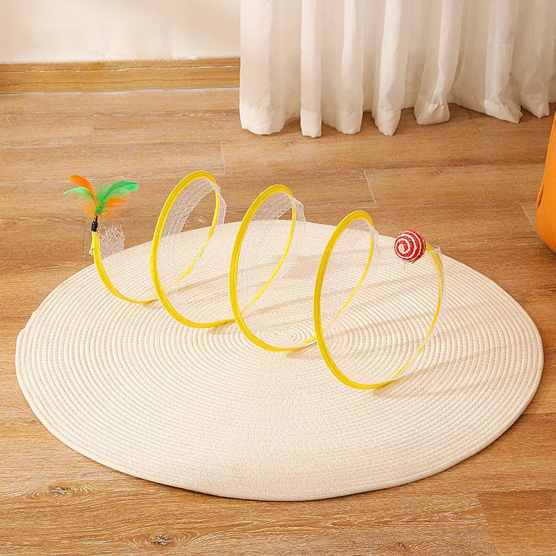 Self-play Cat Hunting Spiral Tunnel Toy - Alvorro