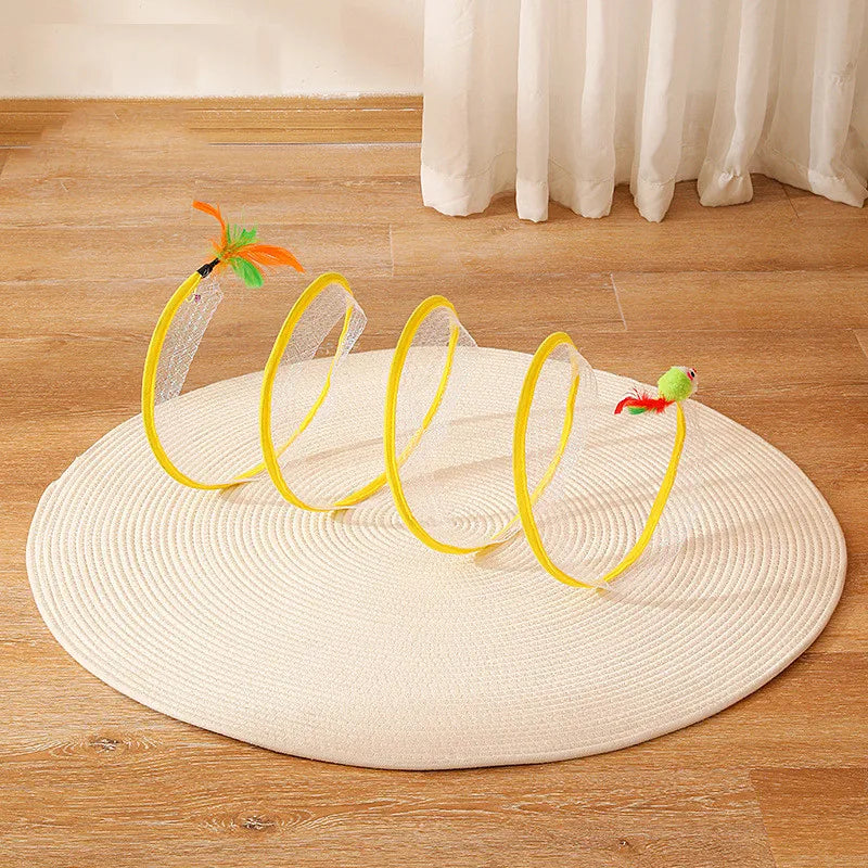 Self-play Cat Hunting Spiral Tunnel Toy - Alvorro
