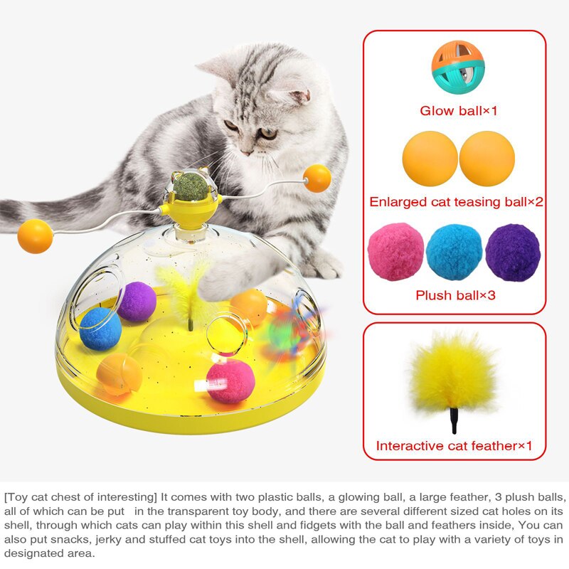 Windmill Interactive Multifunctional Catnip Toy - Alvorro