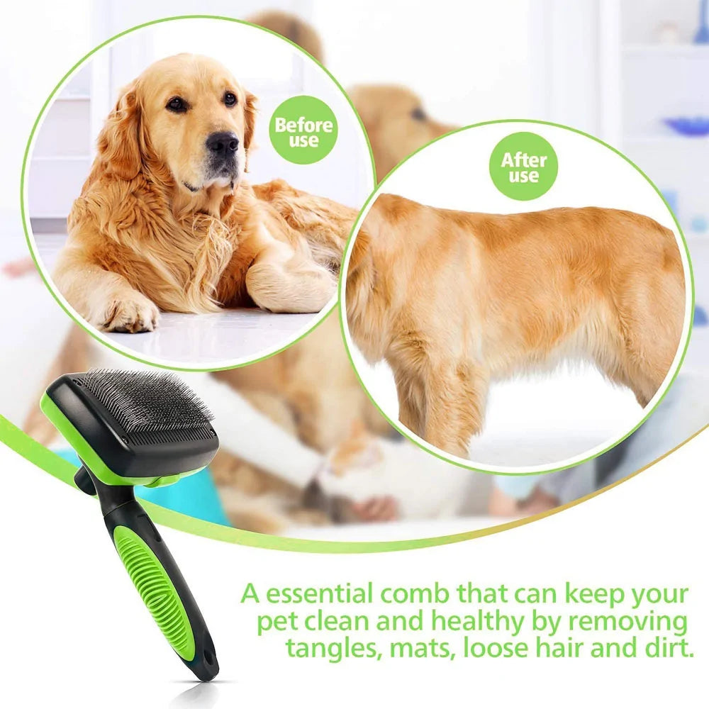 Self Cleaning Dog Brush - Alvorro