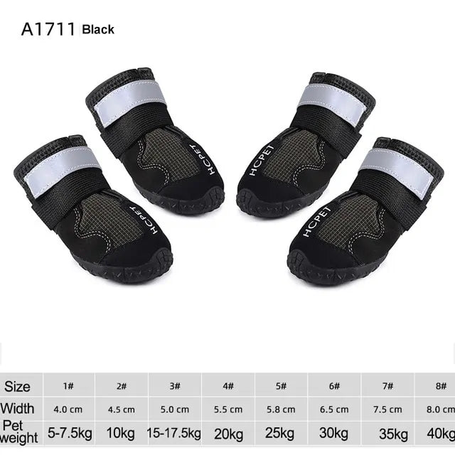 Waterproof Reflective Dog Boots - Alvorro