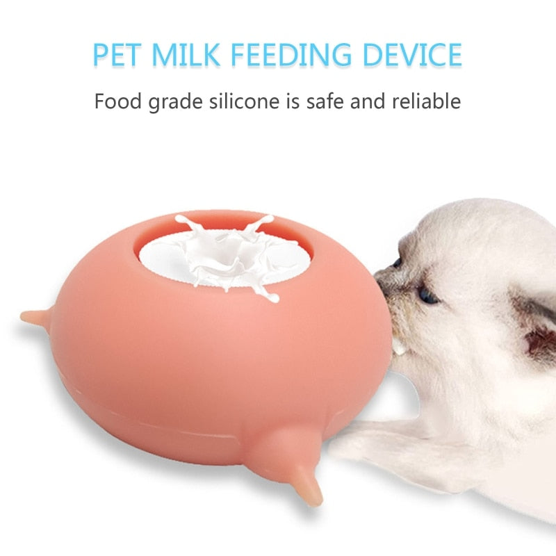 Portable Pet Milk Feeding Bowl - Alvorro