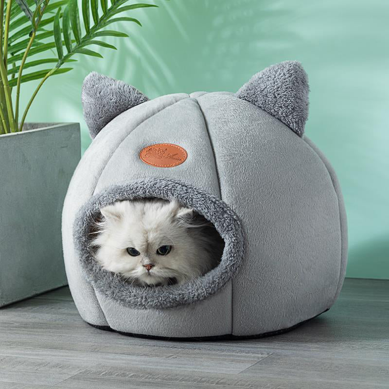 Winter Warm Cozy Cat Bed - Alvorro