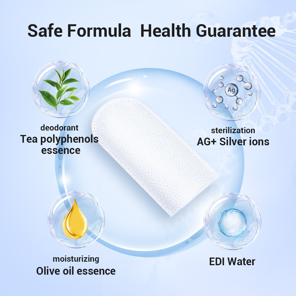 Pet Dental Cleaning Finger Wipes - Alvorro