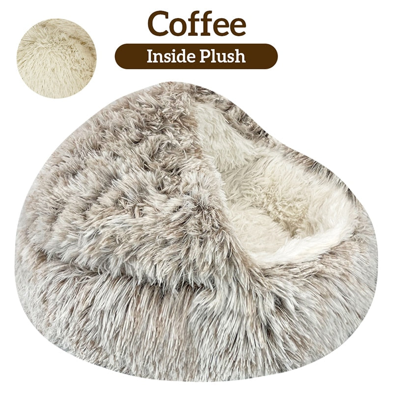 Plush Pet Cat Bed - Alvorro