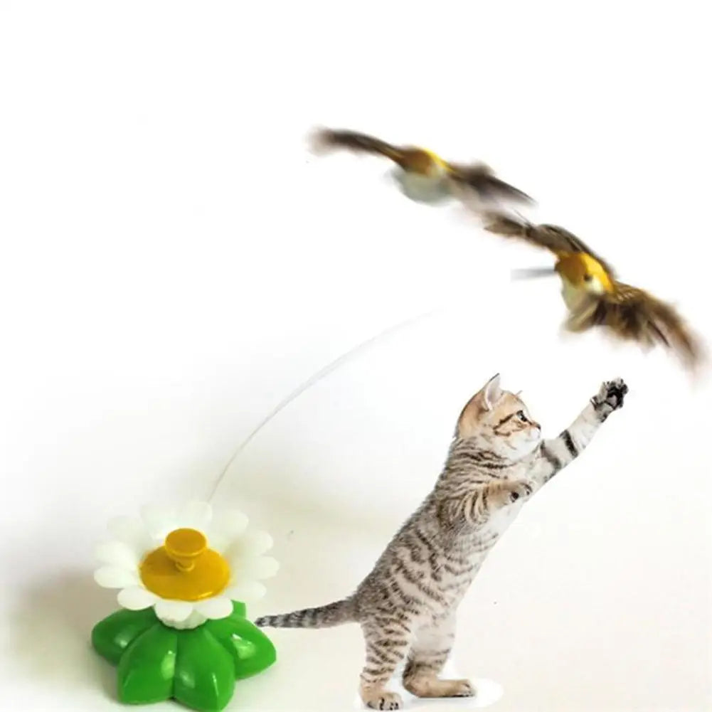 Interactive Cat Toy Automatic Rotating Flying Butterfly - Alvorro