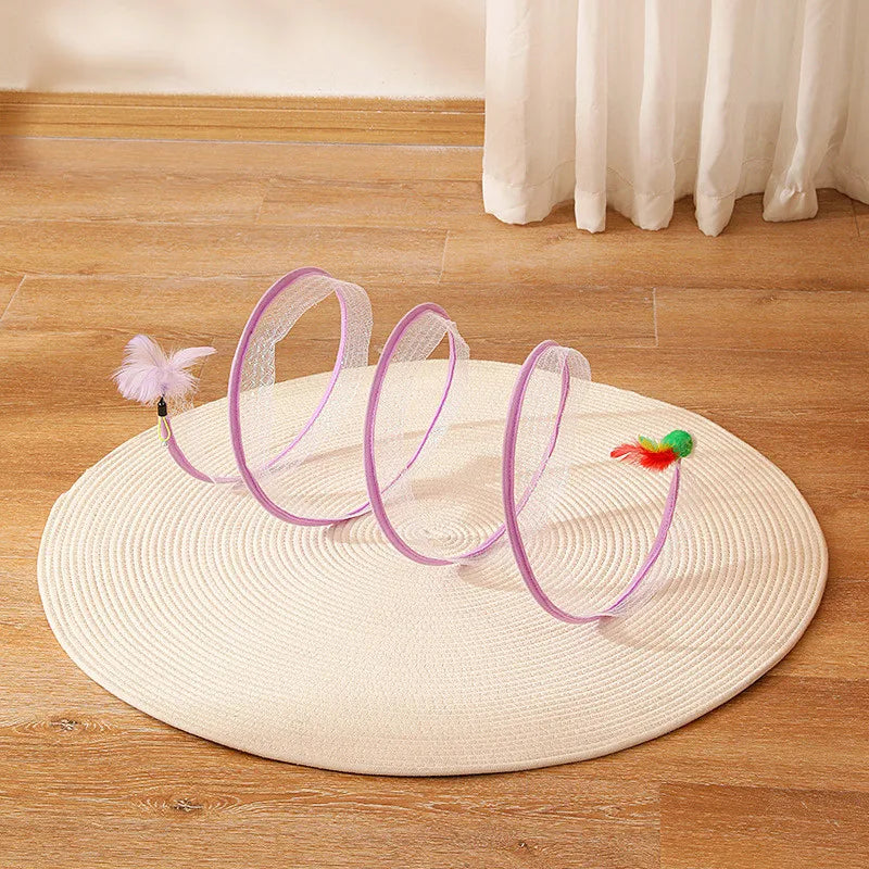 Self-play Cat Hunting Spiral Tunnel Toy - Alvorro