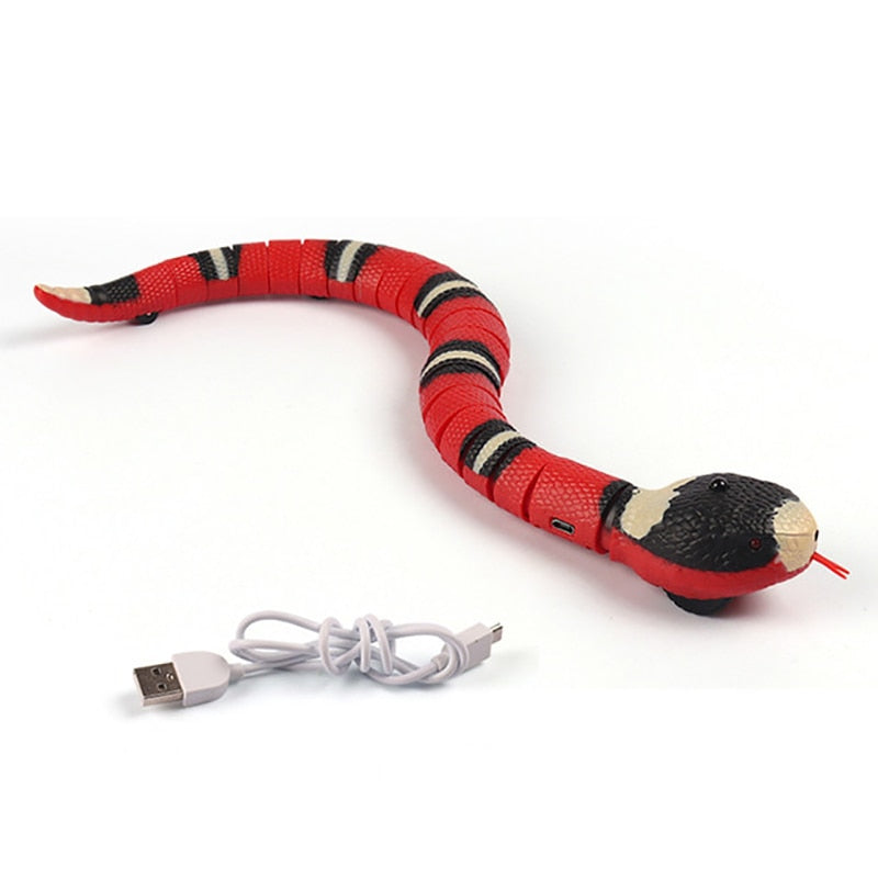 Smart Sensing Snake interactive Rechargeable Cat Toy - Alvorro