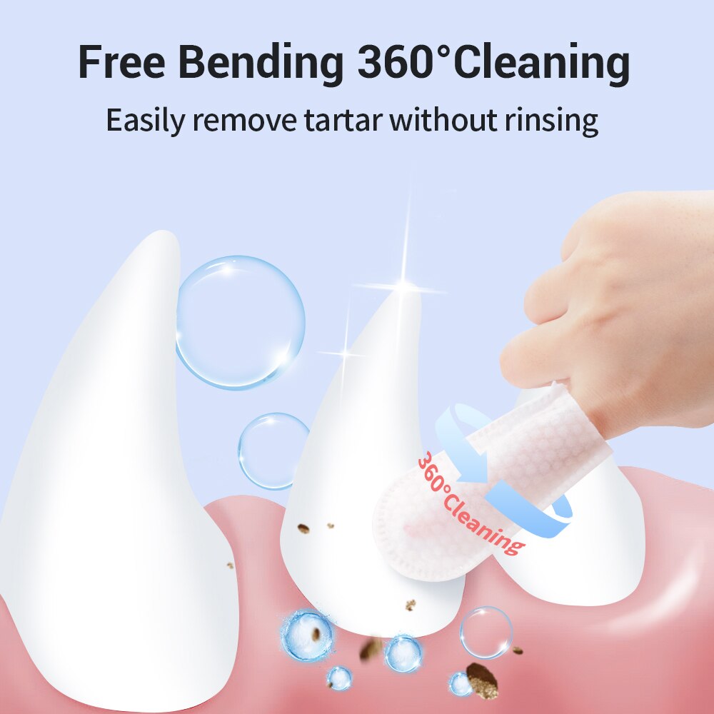 Pet Dental Cleaning Finger Wipes - Alvorro