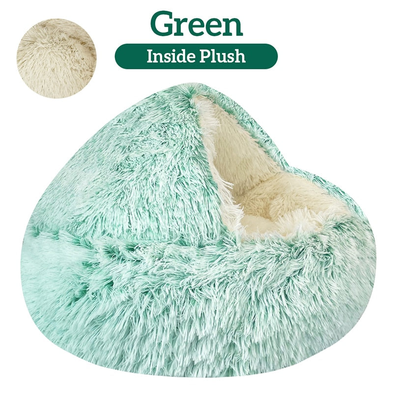 Plush Pet Cat Bed - Alvorro