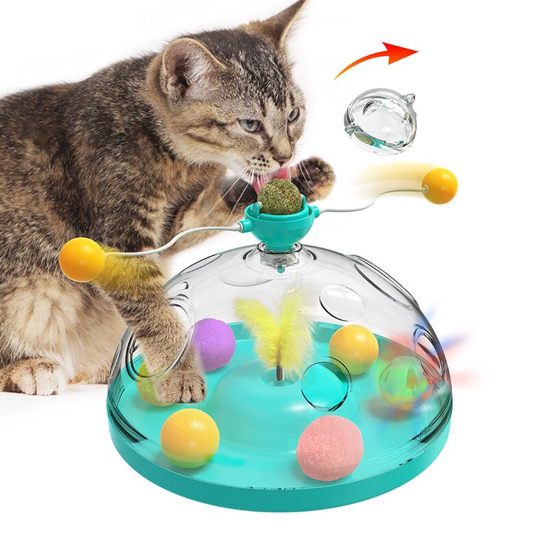 Windmill Interactive Multifunctional Catnip Toy - Alvorro