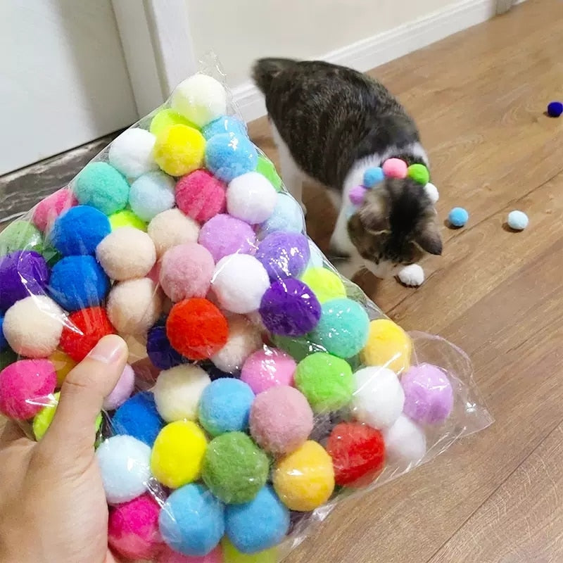 Cat Plush Silent Ball Gun Interactive Toy - Alvorro