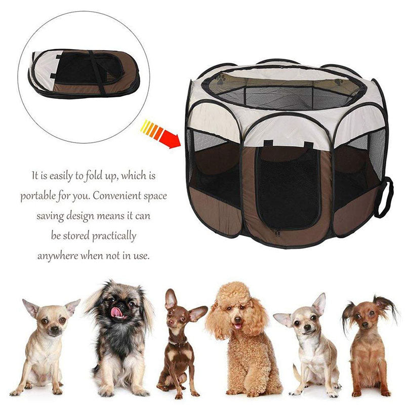 "Pawsome" Pop-Up Pet Crate - Alvorro