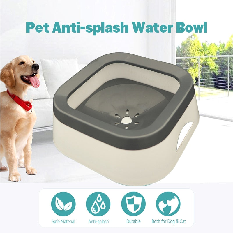 Anti Splash Pet Bowl - Alvorro